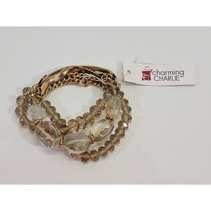 Name Brand Fashion Statement Stretch Beaded Bracelet Jewelry NEW‎ Trendy Chic
